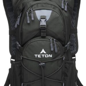 Teton Oasis Trailrunner Hydration Backpack – Lightweight Water Pack with 2L/3L Bladder for Hiking, Running, Cycling, Biking 18L/22L Sizes – Sewn-in Rain Cover – Fits Men and Women