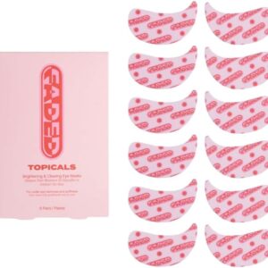 Topicals, Faded Brightening Under Eye Masks, Depuffs & Brightens, Set of 6